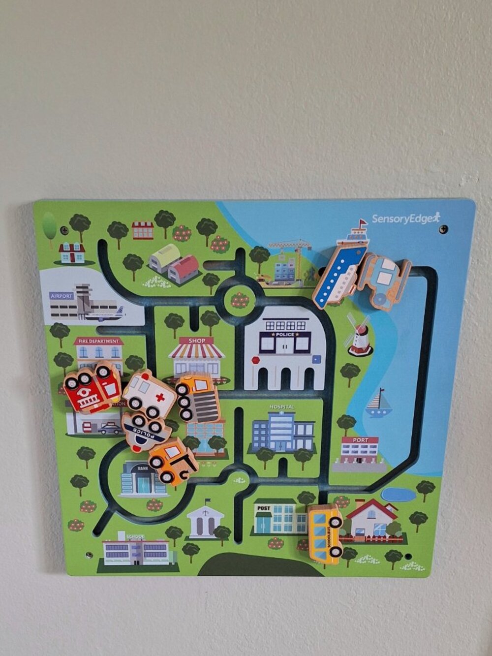 Sensory Edge Wall Mounted Vehicle ActivityBoard